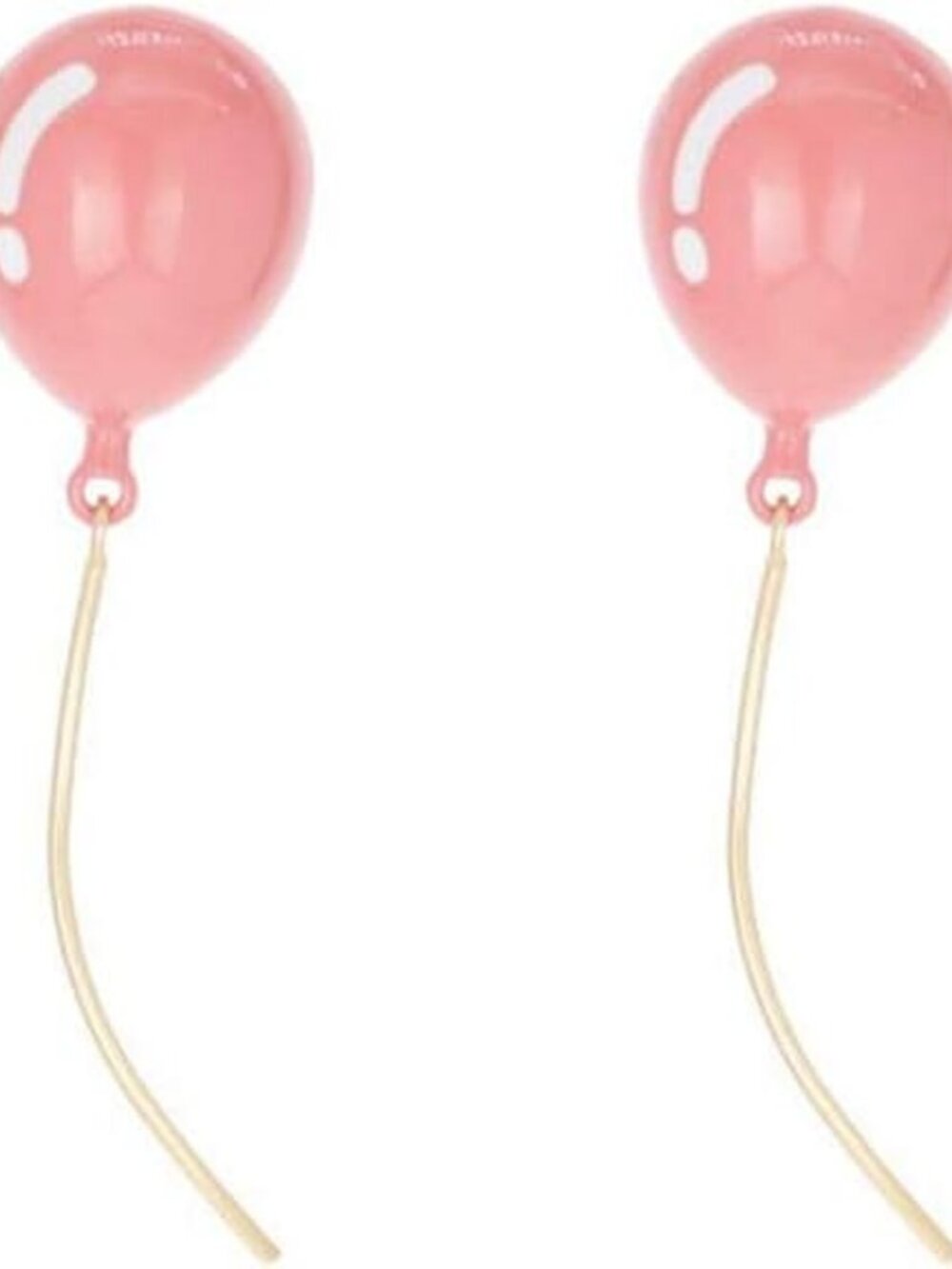 Pink Cute Balloon Funny Long Colorful Hook Dangle Earrings for Women